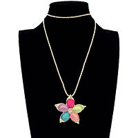 Підвіска на шию різнобарвна квітка