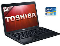 Ноутбук Toshiba Satellite C660 / 15.6" (1366x768) TN / Intel Core i5-2450M (2 (4) ядра по 2.5 - 3.1 GHz) / 8