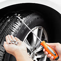 Гачок для чищення автомобільних шин і протектора — викрутка 2 в 1