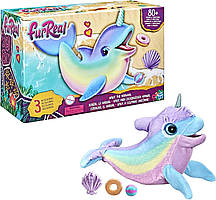 Інтерактивна іграшка райдужний нарвал дельфін furReal Wavy Narwhal Interactive Plush Toy F2604 Hasbro Оригінал