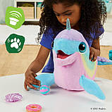 Інтерактивна іграшка райдужний нарвал дельфін furReal Wavy Narwhal Interactive Plush Toy F2604 Hasbro Оригінал, фото 2