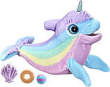 Інтерактивна іграшка райдужний нарвал дельфін furReal Wavy Narwhal Interactive Plush Toy F2604 Hasbro Оригінал, фото 6