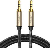 Кабель аудио Ugreen 3.5 mm to 3.5 mm Audio Cable Braided 1 м Gray (AV125)