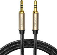 Кабель аудио Ugreen 3.5 mm to 3.5 mm Audio Cable Braided 2 м Gray (AV125)