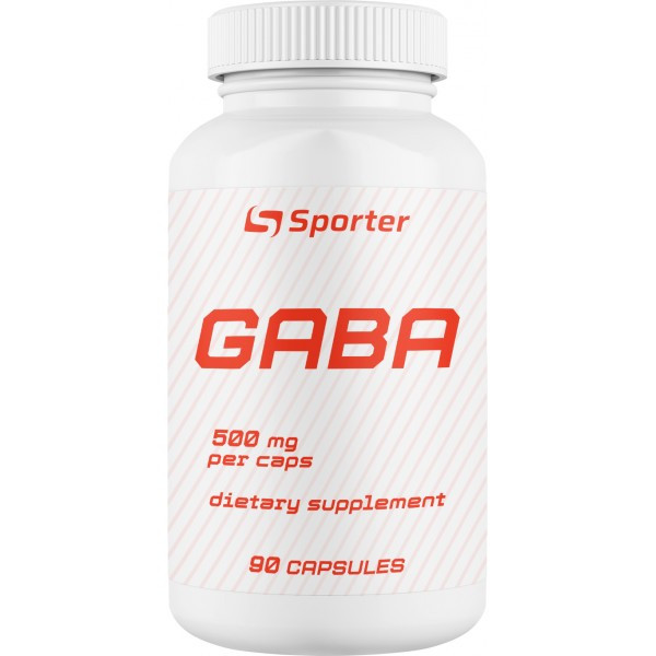 Гамма-аміномасляна кислота Sporter GABA 500 мг 90 капсул