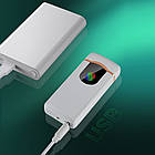 Фосфорна запальничка USB + турбо в подарунковій упаковці US-623W2, фото 3