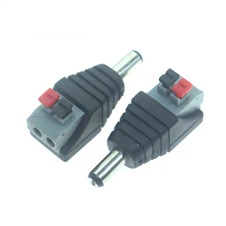 Перехідник DC 5.5*2.1 Male на затискний клемник, 20A