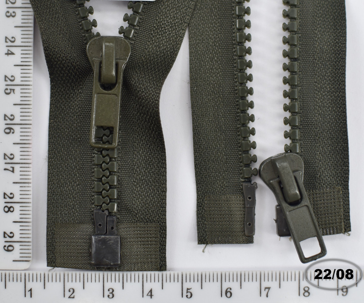 Блискавка тракторна No5 роз'ємна 90 см хакі 22/08, фото 1