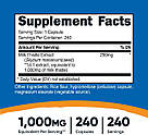 Екстракт плямистої розторопші Nutricost Milk Thistle 1,000 mg 240 Capsules, фото 3
