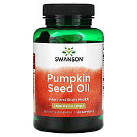 Swanson Pumpkin Seed Oil 1,000 mg 100 софт-гелевые капсулы