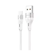 ХІТ Дня: Кабель Charge\OTG Proove Soft Silicone USB to Micro USB 2.4A  1m White CCSO20001302 !