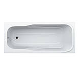 Акрилові ванни 160х70х38 см прямокутні GRACE біла з ногами вкладиш якісна Swan рівна (Гарантія 12 міс), фото 2