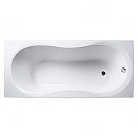 Акрилова ванна 150x70 см прямокутна Malibu біла з ногами вкладиш якісна Lexus рівна (Гарантія 12 міс)