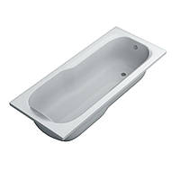 Акрилова ванна-вкладиш 190x80х49 см прямокутна SABRINA біла з ногами якісна Swan рівна (Гарантія 12 міс)