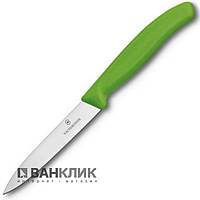 Ніж кухонний Victorinox Swiss Classic, 10 см, зелень 6.7706.L114