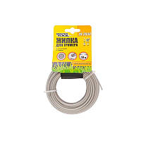 Жилка для тріммера MASTERTOOL зі сталевим сердечником 3.00 мм 10 м "коло" 19-2030  DMB