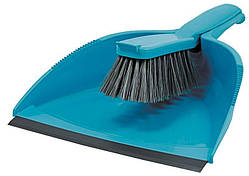 Совок і щітка для сміття ГОСПОДАР 330х235х85 мм кольоровий 14-6416  DMB