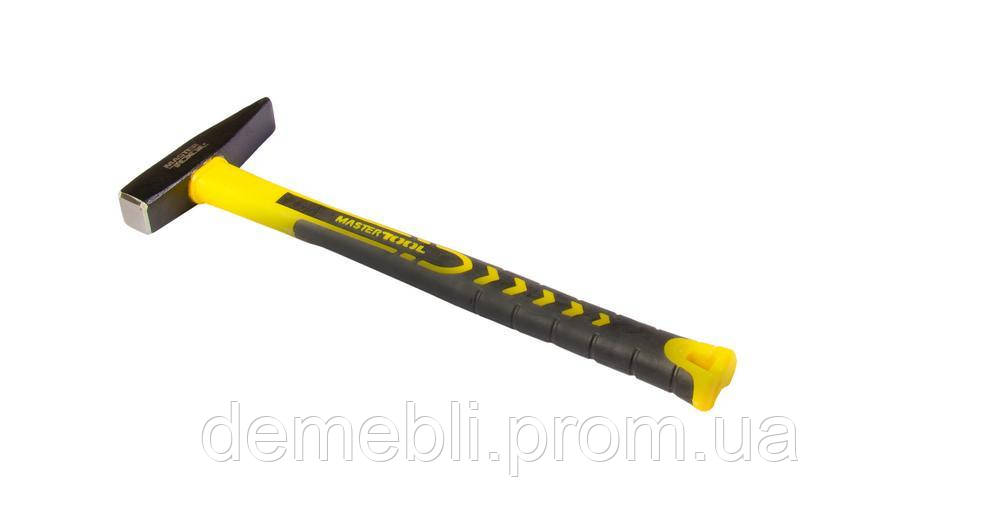 Молоток слюсарний MASTERTOOL 200 г рукоятка зі скловолокна 02-0802  DMB, фото 1