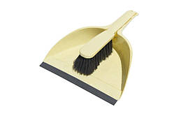 Совок та щітка для сміття ГОСПОДАР 300х210х120 мм кольоровий 14-6496  DMB