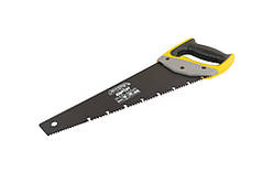 Ножівка столярна MASTERTOOL BLACK ALLIGATOR 350 мм 9TPI MAX CUT загартований зуб 3D заточування тефлонове