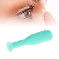 Присоска - манипулятор для всех типов контактных линз ( зеленая )