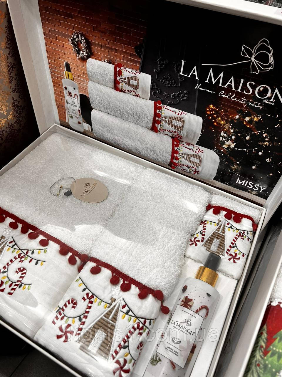 Набір махрових рушників 100% бавовна. Туреччина. 3 шт. у наборі (70х140, 50х90, 30х50) + парфумований спрей, фото 1