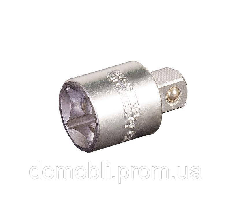 Перехідник MASTERTOOL 3/8"З-1/2"В CRV 78-0084 DMB, фото 1