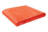 Оранжевый тент полиетилен усиленный 110 г/м² 3х5м строительный универсальный, накрытие от дождя (ml-31127)