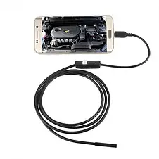 Камера Ендоскоп Android and PC Endoscope гнучка 3.5 метрів 100P YU227, фото 2