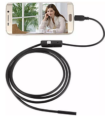 Камера Ендоскоп Android and PC Endoscope гнучка 3.5 метрів 100P YU227, фото 3