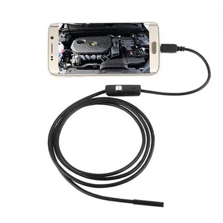 Камера Ендоскоп Android та PC Endoscope гнучка 5 метрів 100P YU227, фото 2
