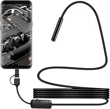 Камера Ендоскоп Android та PC Endoscope гнучка 5 метрів 100P YU227, фото 2