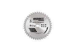 Диск пильний GRANITE для дерева з твердосплавними напайками 190х16х40Т 8500 об/хв 5-19-040  DMB