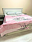 Двоспальна підковдра (Бязь) "Париж" | Рожевий 180х220 см, фото 10