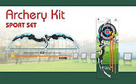 Детский лук со стрелами на присосках и мишенью Archery Kit Set 62 см