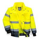 Куртка рабочая сигнальная С465 желтая/темно-синяя