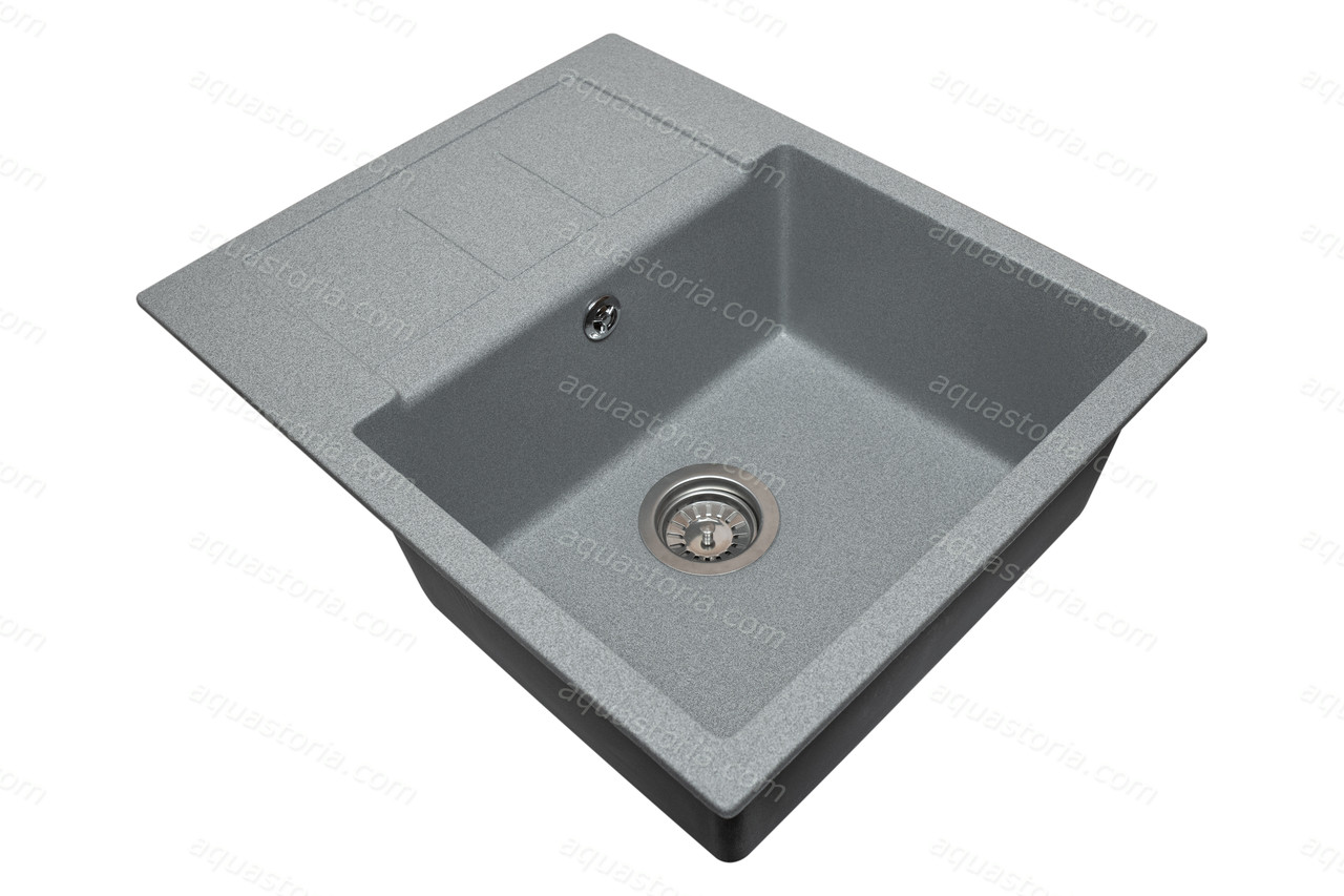 Гранітна мийка Aquaton №3 50х62 Сіра