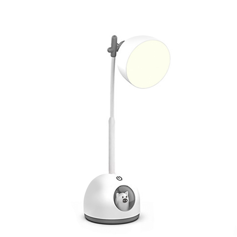 Лампа настольная аккумуляторная детская 4 Вт настольный ночник с сенсорным управлением LT-A2084 Белый Lodgi - фото 1 - id-p2053772167