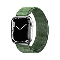 Ремінець Watch Ocean Band до годинника SmartX Ultra / Apple Watch кріплення на 42/44/45/49 мм Зелений Lodgi
