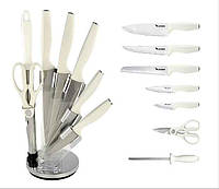 Набор кухонных ножей 7 предметов Белый Lodgi
