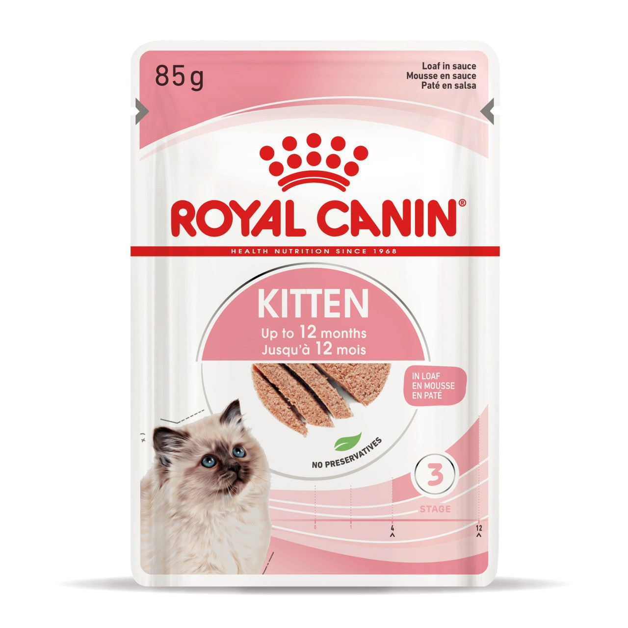 Royal Canin Kitten Loaf (Роял Канін Кітен) вологий корм для кошенят, у паштеті 85 гр