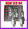 Світлодіодні лампи M3 LED H4 6500K 27W радіатор +вентилятор, фото 3