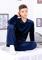 Демисезонная Пижама для мальчика (подростковая), велюровая, от 134 см до 170 см