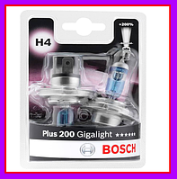 Лампа H4 12V 60/55 (43) BOSCH Gigalight + 200% (2шт)