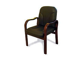 Крісло офісне Касеро шкіра люкс чорна (Діал ТМ)