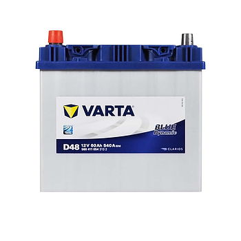 Автомобільний аккумулятор VARTA Blue Dynamic Asia (D48) 60Ah 540A L+ (D23)