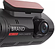 Відеореєстратор для автомобіля Full HD 1080P з двома об'єктивами, передня та задня камера FHD, фото 2