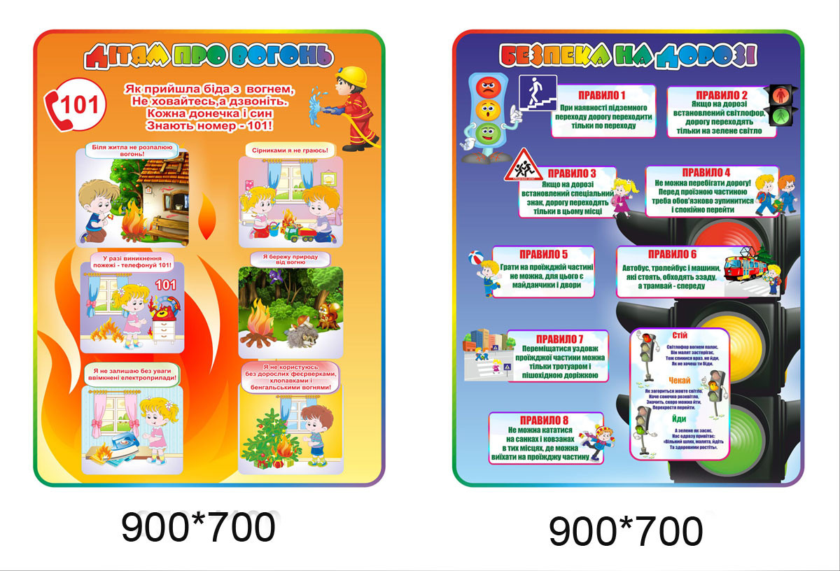 Композиція стендів по безпеці, фото 1