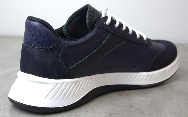 Сині кросівки чоловічі шкіряні нубук вставки взуття великих розмірів Rosso Avangard DolGa Blu Floto Nub BS 1385596575 Сині кросівки чоловічі шкіряні нубук вставки взуття великих розмірів Rosso Avangard DolGa Blu Floto Nub BS 1385596575