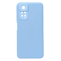 Чехол Silicone Case Full Xiaomi Redmi Note 11 4G / Note 11S 4G Light Blue